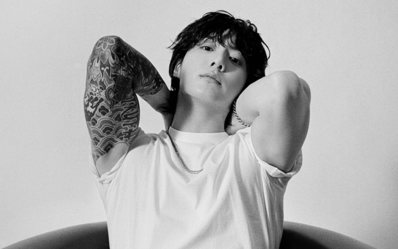 Image of BTS member Jung Kook for 'Seven' campaign