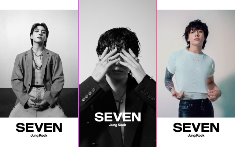 Promotional images of Jung Kook for his single 'Seven'