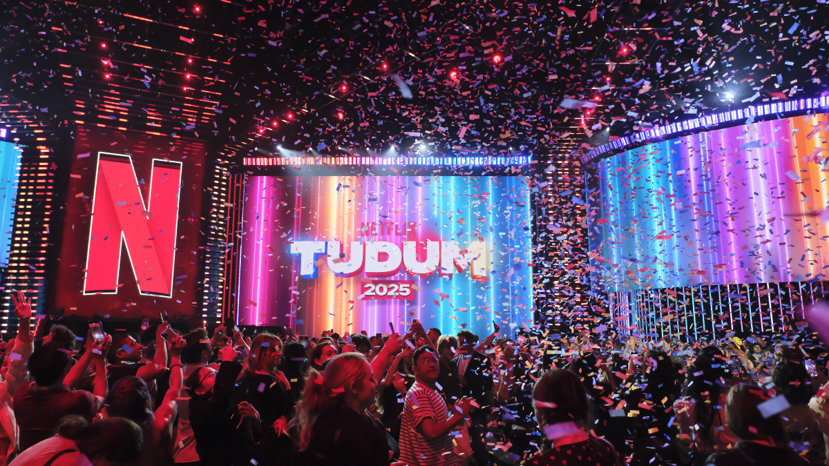 Netflix Tudum 2025 audience shot of the event in Los Angeles