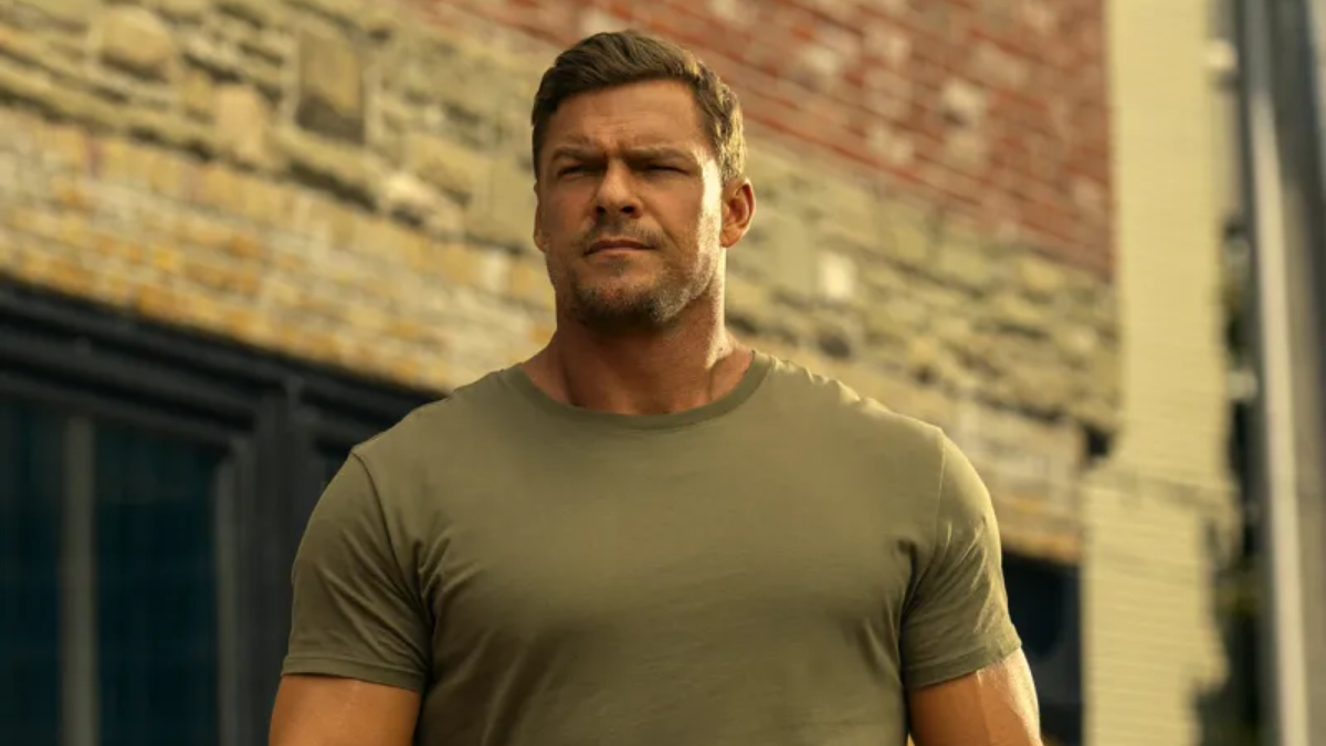 Alan Ritchson as Jack Reacher in the Amazon Prime thriller series.